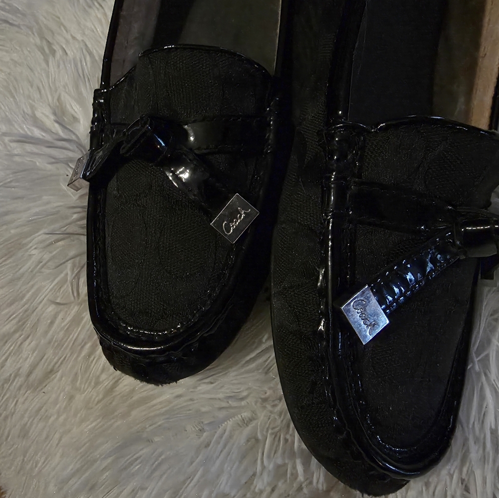 Coach Black Signature Loafers (9.5) - Picture 7 of 7